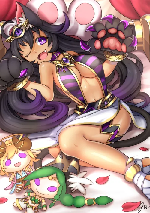Thumbnail Bastet Monster Strike by Keyblade_Yoshi: A Nekomimi Delight