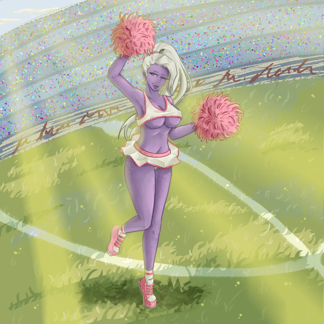 May The Cheerleader Elf Having Fun At The Big GameArtist Yipsher0306 by Ok_Camel8871