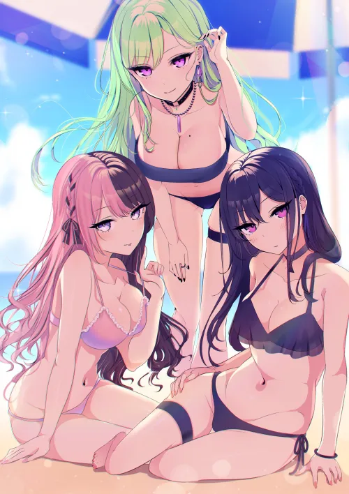 Thumbnail Hinano Tachibana Yakumo Beni & Uruha Ichinose: A Naughty Showdown by CheetahSperm18 in the Pantsu Category