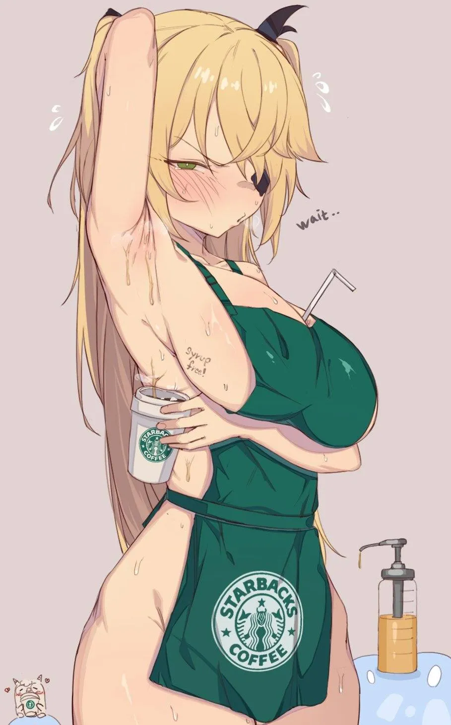 One Caramel Salty Latte to go ready  by addictedtoyo