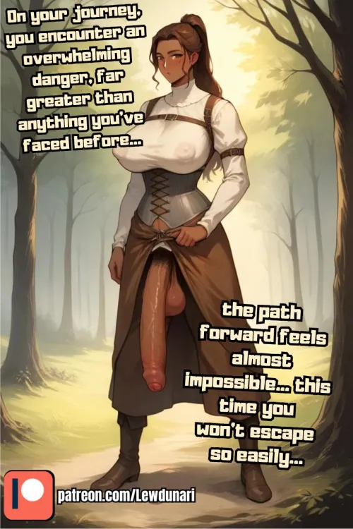 Thumbnail Futa in a Fantasy Forest: A Captivating Tale by Lustynari in the Futadomworld Category