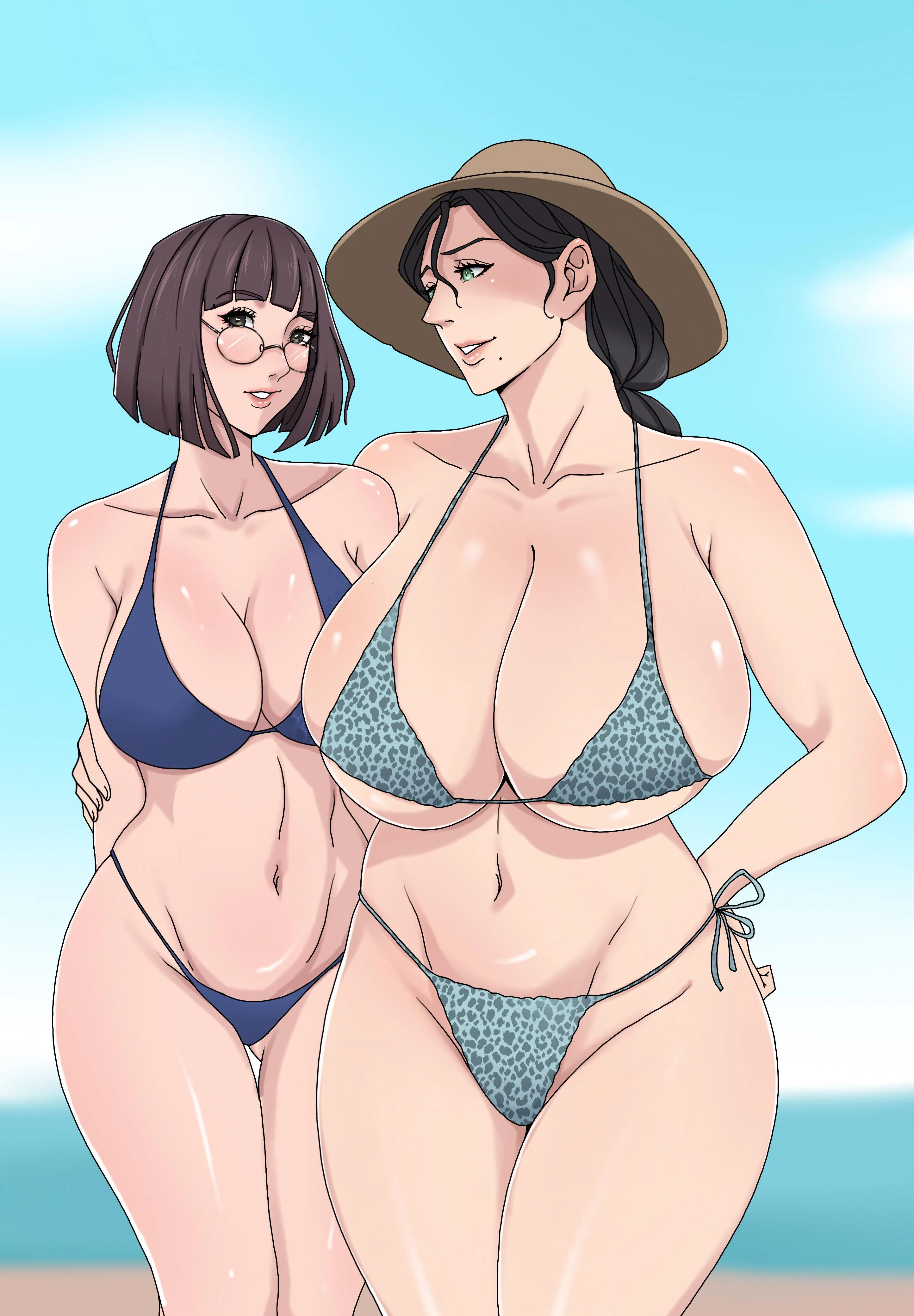 Mom and daughter ZettoNSFW  by Ziavina
