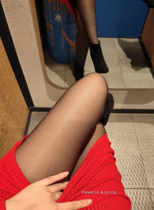 Thumbnail Sultry Style: Embracing Elegance in Black Pantyhose by SweetieAlyona