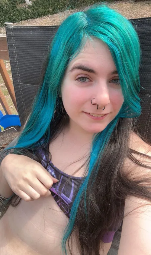 Thumbnail Tempted to Get Naked Outside: A Bold Confession by LunarBeam22 from GirlswithNeonHair!