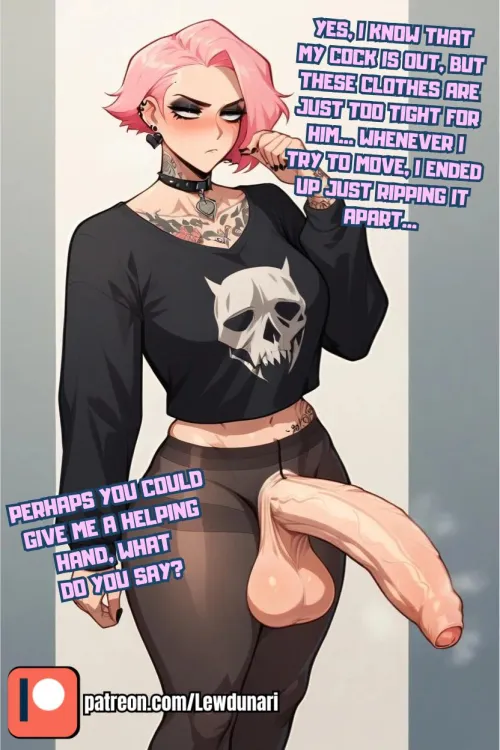 Thumbnail Troubles in Tight Pants: A Futadomworld Tale by Lustynari