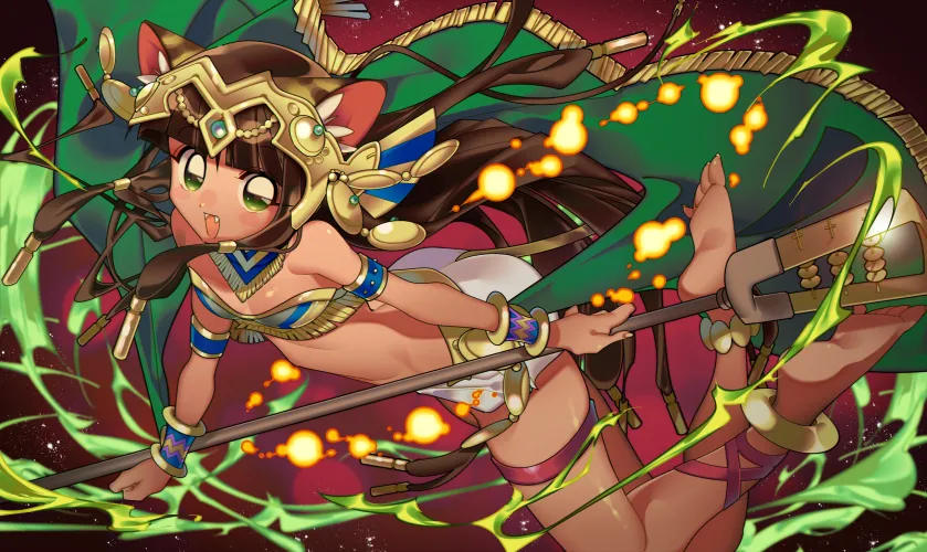 Thumbnail Bastet Landscape Shot Puzzle and Dragons: A Nekomimi Delight by Keyblade_Yoshi