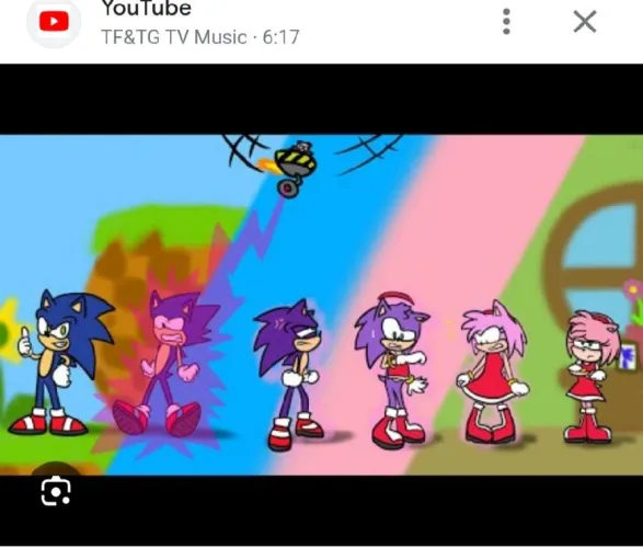 Thumbnail Sonic Transformation into Amy: Uncredited Artwork Found on Google, Potentially Lost Media | By: BrainApprehensive396 | Category: Transformation