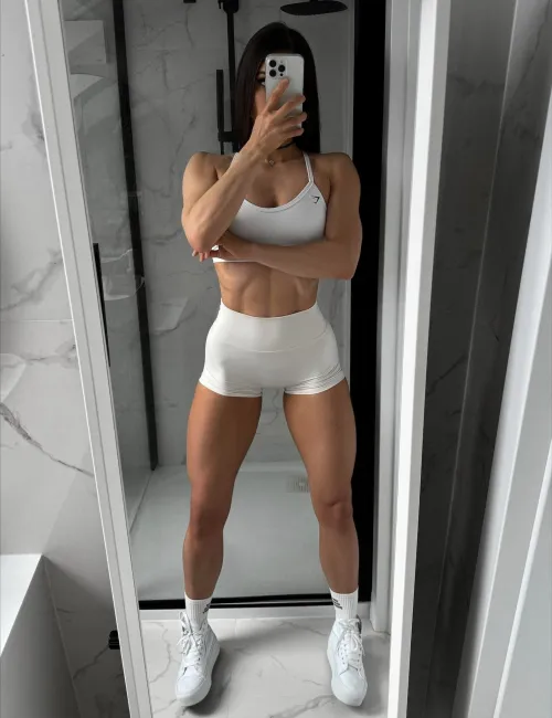 Thumbnail Peachy Perfect View: Embrace the Beauty of Tight Shorts by Lina's Physique XXX