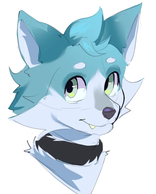 Thumbnail Awoo Art by Axuriuink: Capturing Happiness in Furry Creations