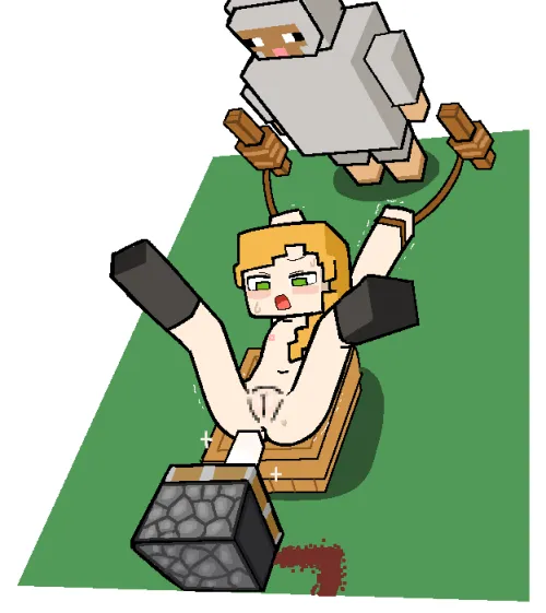 Thumbnail Sneaky Sheep Outsmarts Alex Pongpongrun in Minecraft by JaidenX_2002 on GameOverGirls