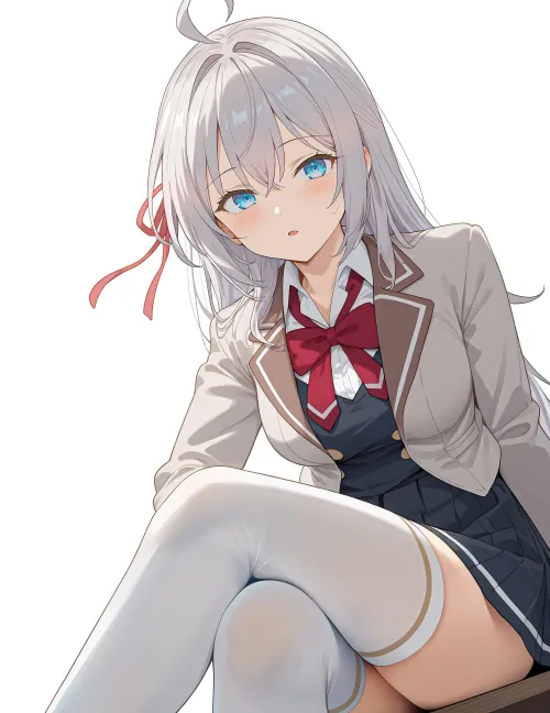 Thumbnail Alya Kujou Roshidere: A Thighdeology Delight by Author CheetahSperm18