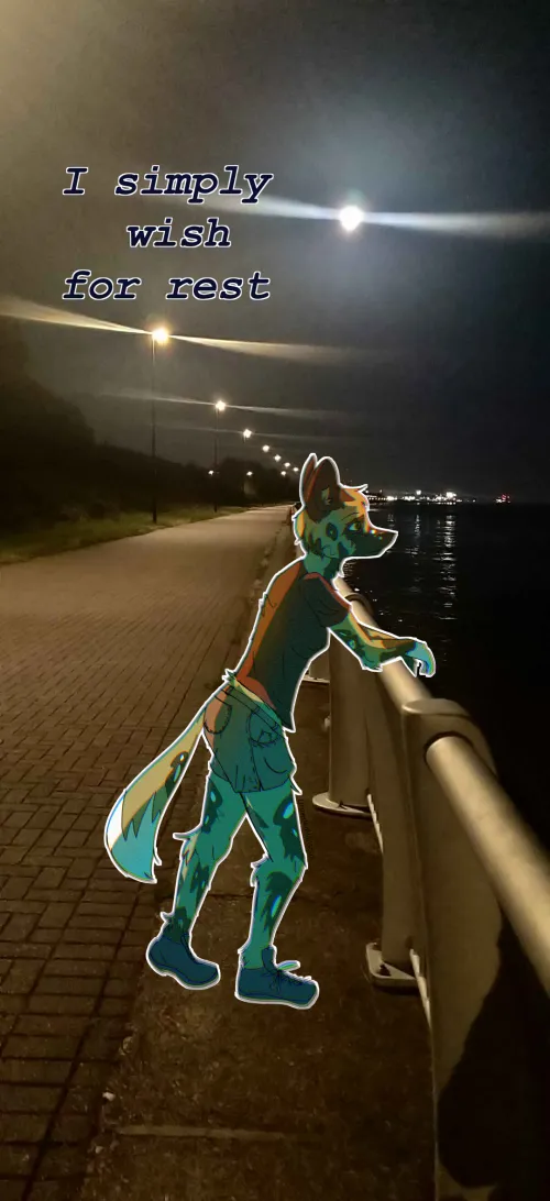 Thumbnail Tired OC: A Furry Tale by DrownedHibiscus - Explore the World of Furry Creations