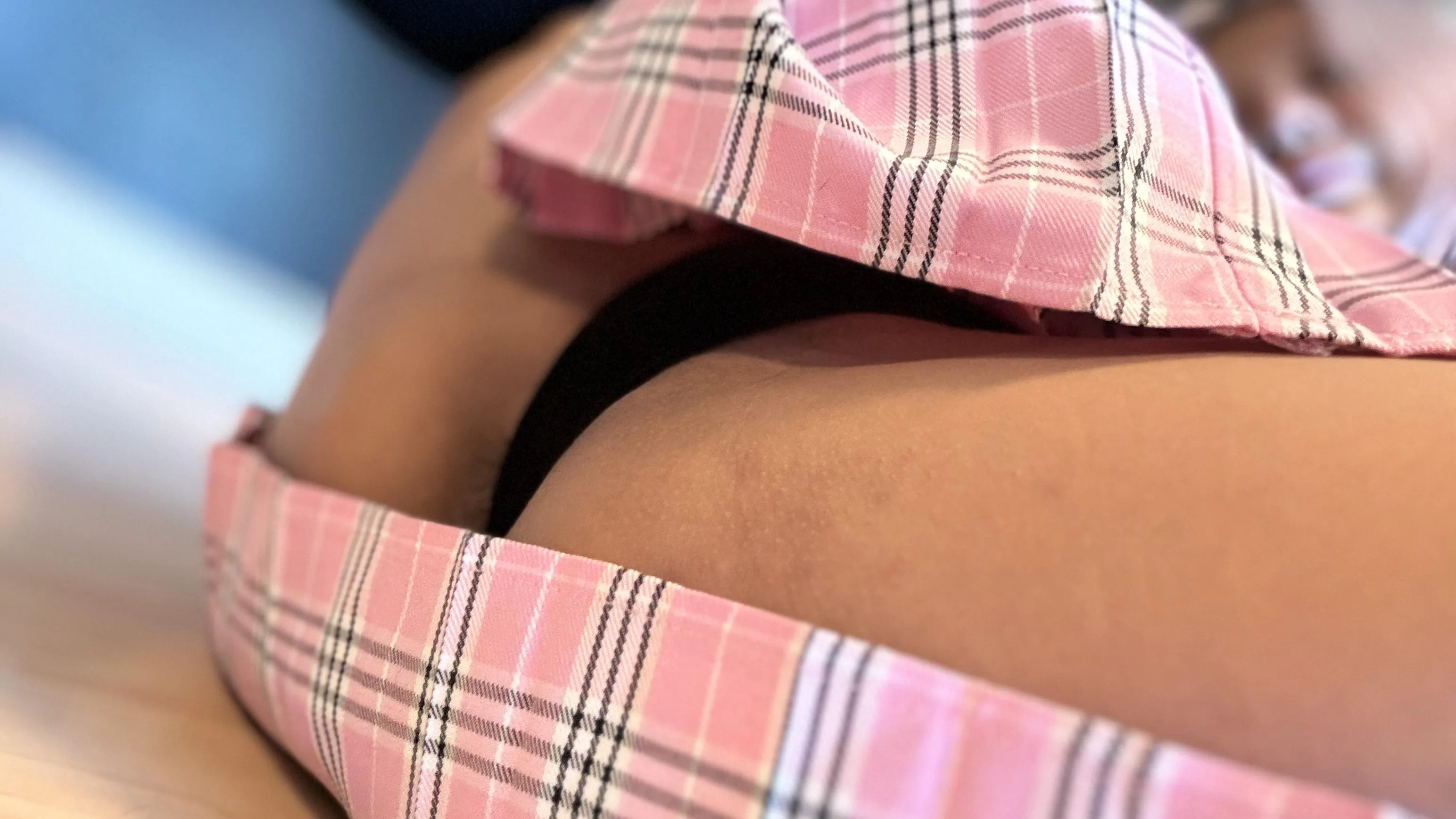 I know you been wanting to put your hands up my tiny pink mini skirt by dopamine_baby
