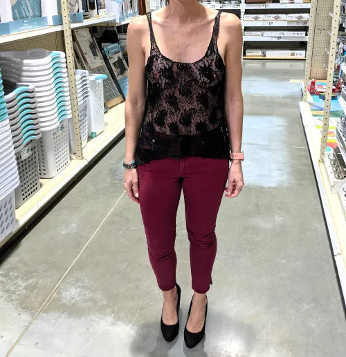 Thumbnail Exploring the Bold Trend: Shopping in a See-Through Tank Top by Captain_5 in the WhyEvenWearAnything Category