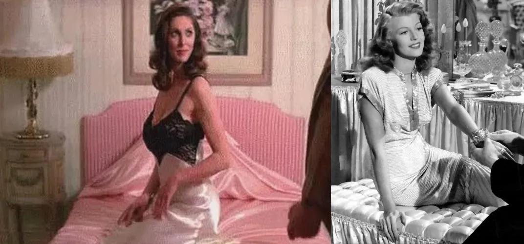Thumbnail Channeling Rita Hayworth: Kay Parker's Vintage Glamour Transformation