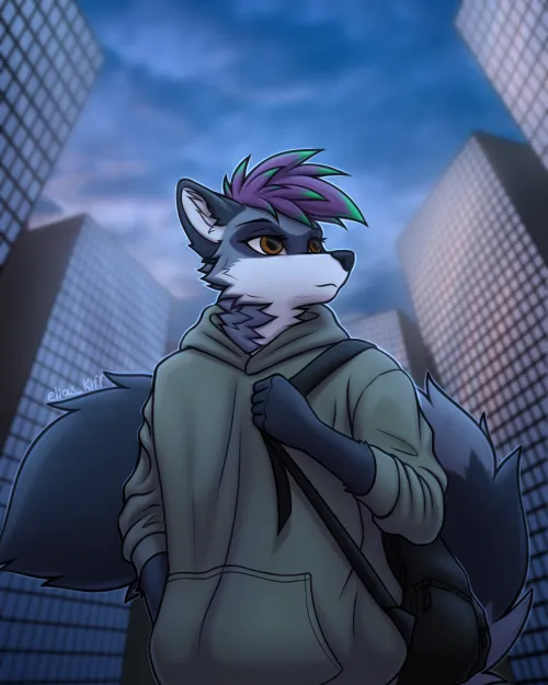 Thumbnail Furry Art Commission: Dusk Themed Creation by Elias_Kiff