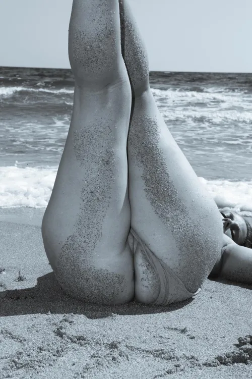 Thumbnail Showcasing Confidence: Embracing My Thighs on the Beach by CallMexMaybe