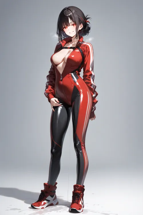 Thumbnail Biker Suit by Author CheetahSperm18: A Stylish Pick from the Anime Bodysuits Category