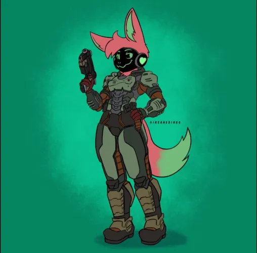 Thumbnail Furry Doom Slayer Art: a Passionate Display by Fabaceous_Fur in the Furry Category