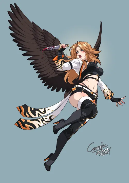 Thumbnail Unique Azura Outfit Design for Rose by Crescentia Fortuna: A Guide from the Author Herself in the Monster Girl Category