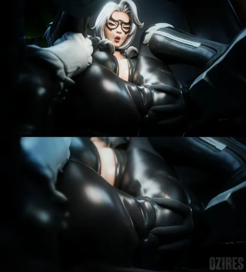 Thumbnail Black Cat ozires Marvel: A Superheroporn Adventure by Kuro-Oji