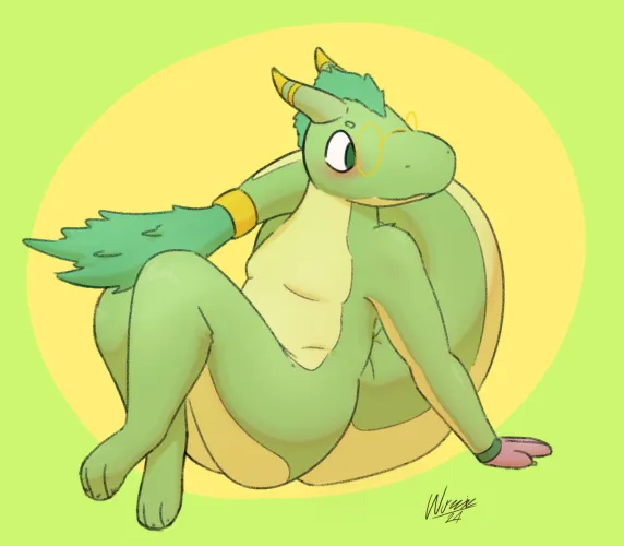 Thumbnail Furry Dragon Art: A Playful Creation by WurzzieDragon on Stream