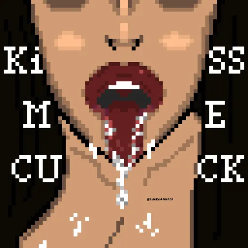 Thumbnail KISS ME CUCK 3rd Pixel Art by cuckedmunch - PixelArtNSFW Category