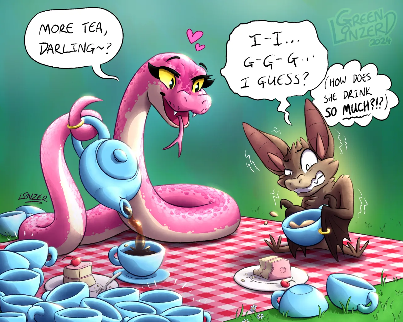 Redesigning more old characters  by GreenLinzerd