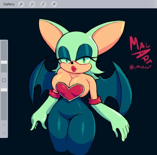 Thumbnail Exploring the Sultry World of SonicPorn with 'Rouge' by MalArt