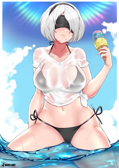 Thumbnail 2Booty Beach Bliss: Exploring '2B at the Beach' by kaosart with Author Terran117