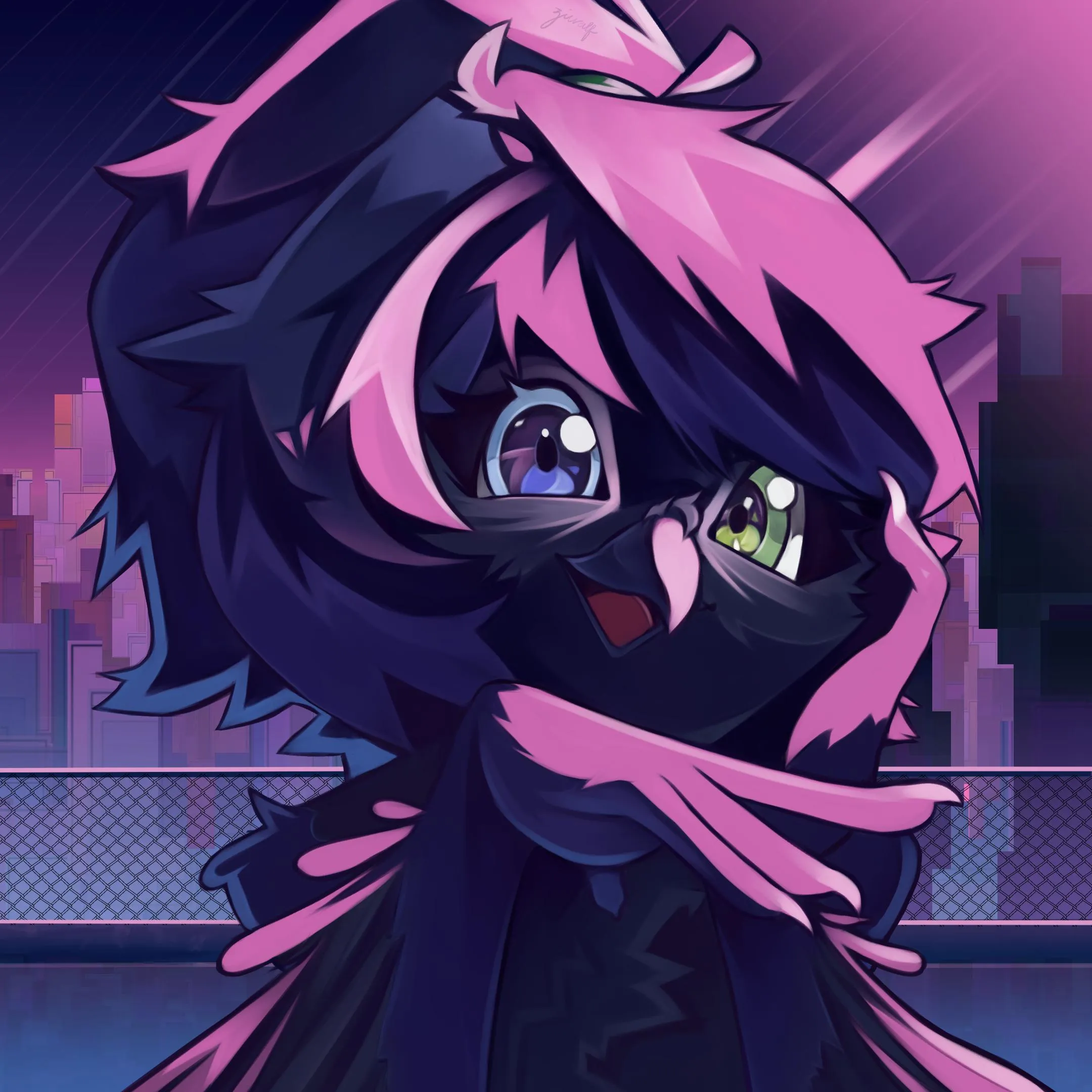 First Avian Commission  by iAteGrassOnce
