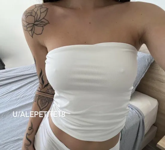Thumbnail Exposing Reality: Navigating Nipple Visibility in Fashion with alepetite18 from Croptopgirls Category