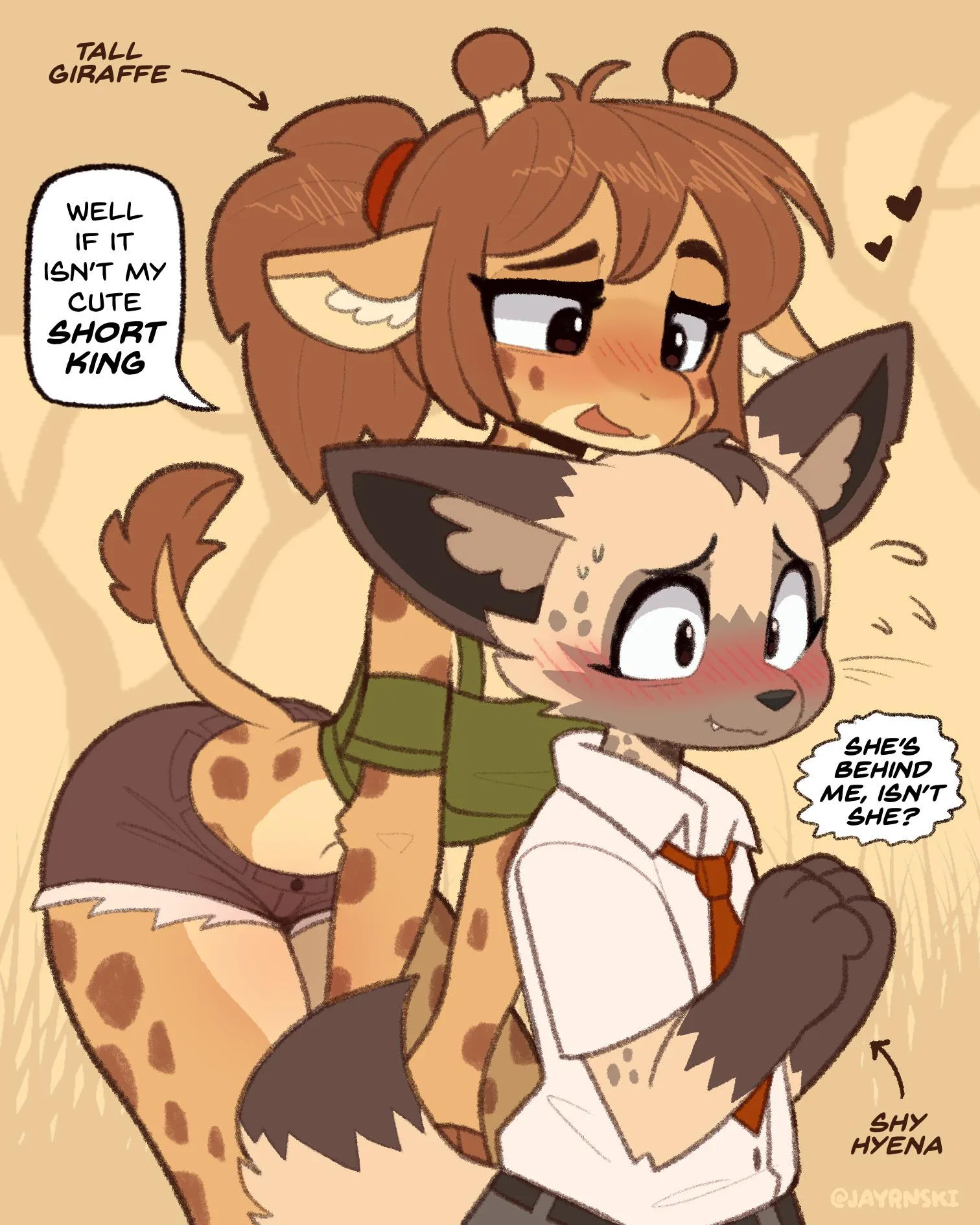 tall gf short king  jayrnski  by JayInDisarray