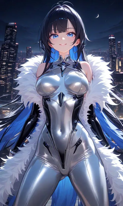 Thumbnail Rock the Scene with a Metallic Bodysuit by CheetahSperm18 in the Anime Bodysuits Category