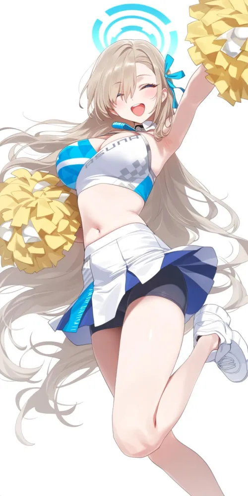 Thumbnail Cosplay Inspiration: Cheerleader Asuna Blue Archive by Author CheetahSperm18 - A Look into the AnimeMidriff Category