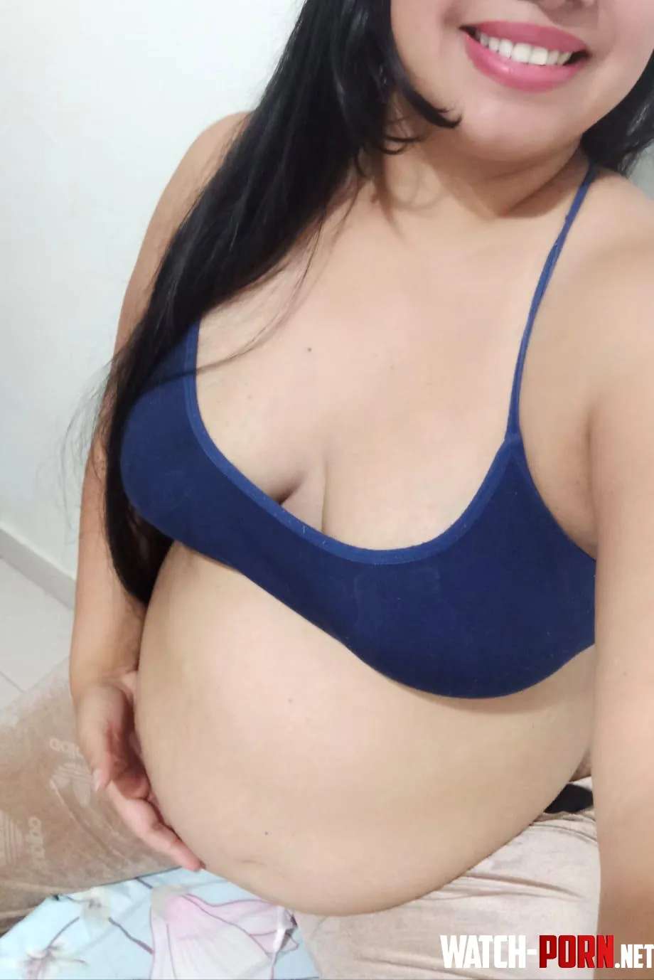 Good night pregnant happy 29 weeks by Camila13132