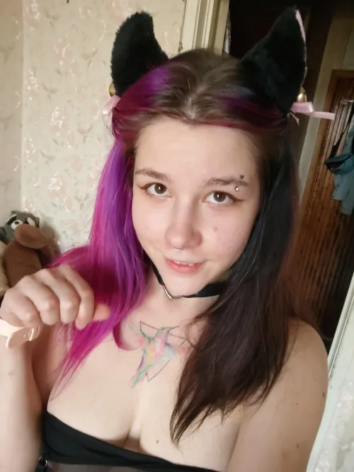 Thumbnail Exploring Kinky Play: Can I be Your Naughty Little Kitty by MesmerizingLove in the GirlswithNeonHair Category
