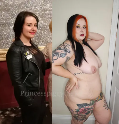 Thumbnail Transform Your Body: Witness the Jaw-Dropping 100lbs Difference by Princesspiggythe1st in the wgbeforeafter Category
