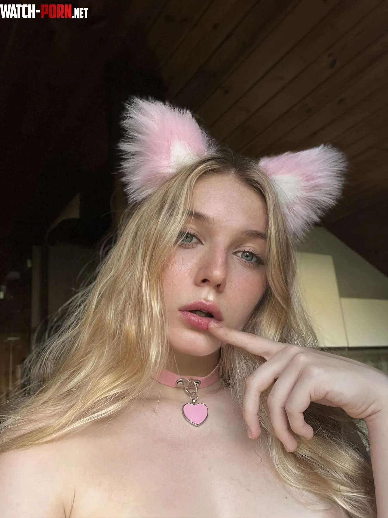 How do you like my pink collar by naughty_purrs_
