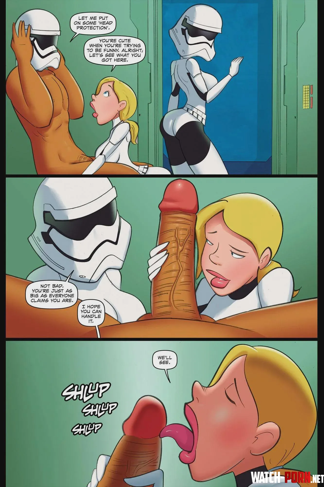 The cock Awakens Dirty comics by SpearOliver