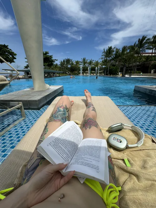 Thumbnail Refreshing Pool Break: A Story by Vina_cumhole | Legs Category