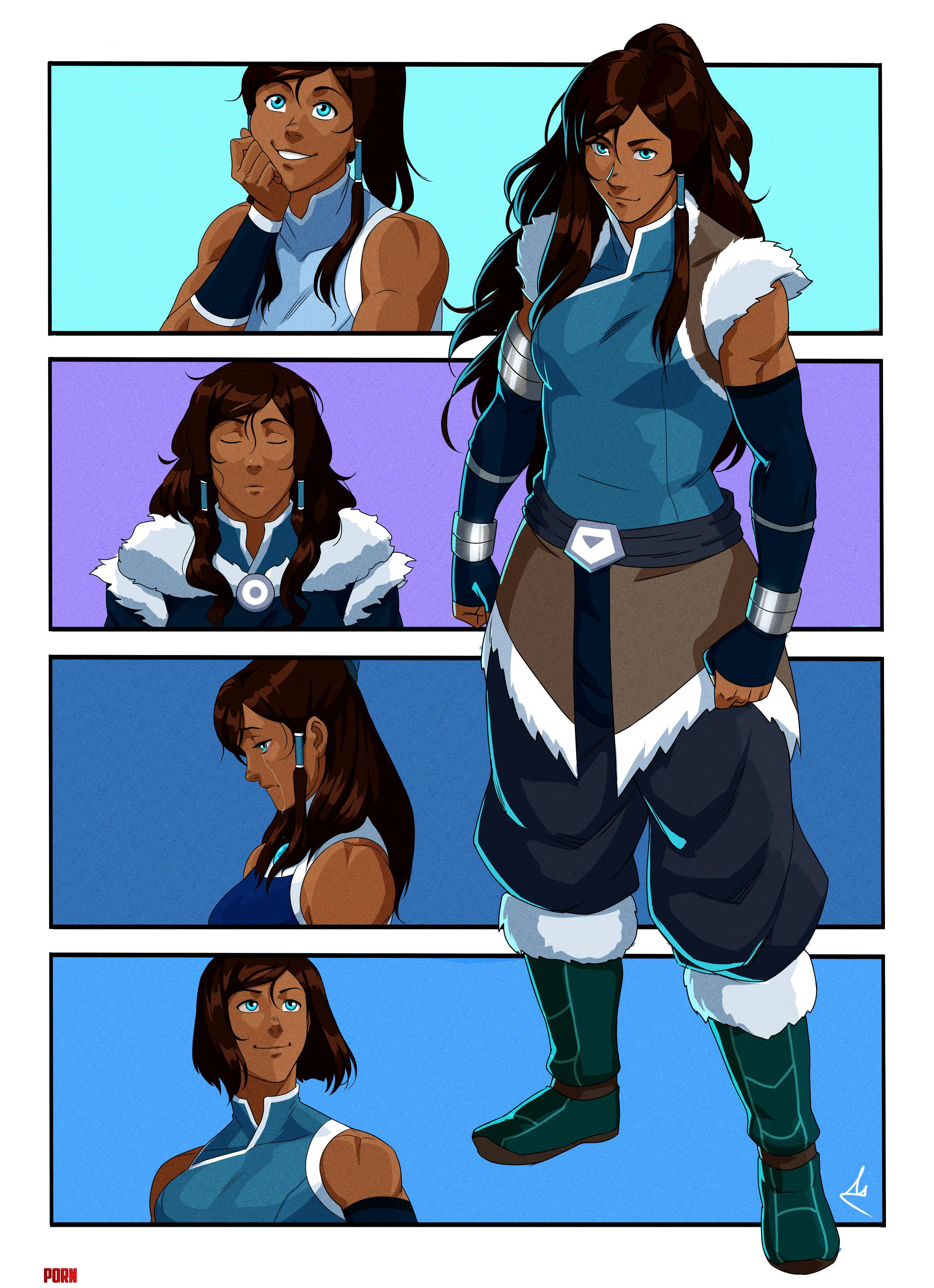 Korra evolution mastrocecchi by TheTMoneyMan