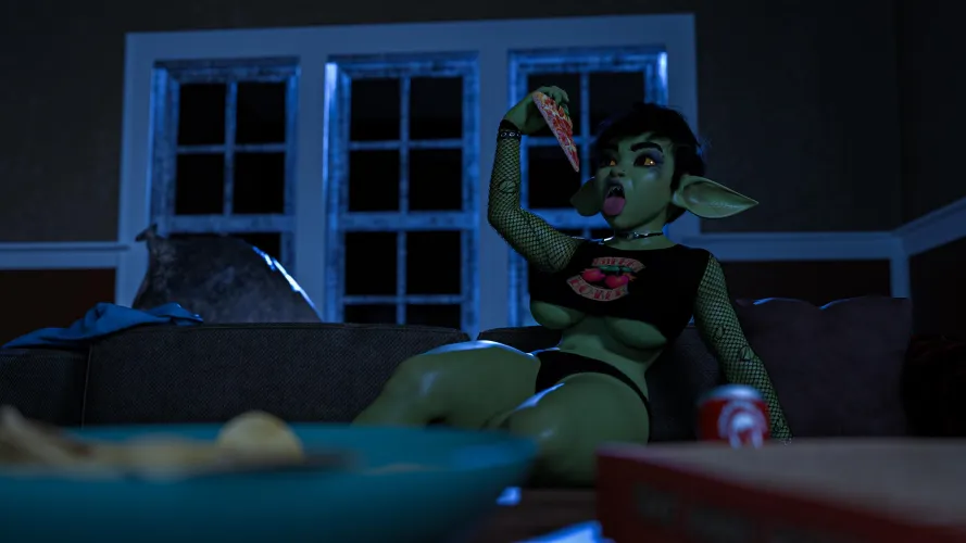 Thumbnail Goblin Mode: Unleashing the Wild Side by CrazyyDiana | MonsterGirl Category