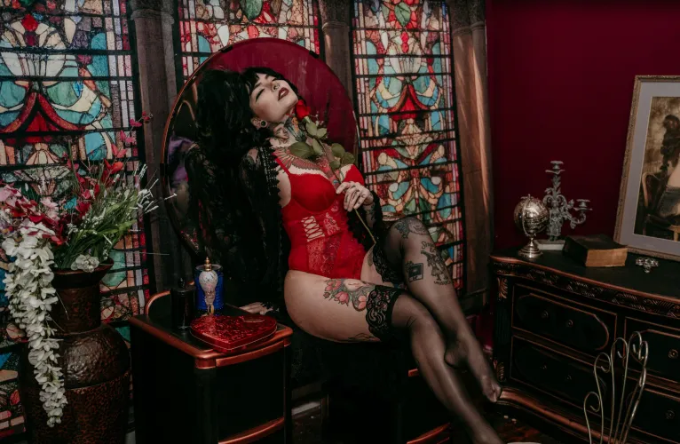 Thumbnail Goth Elf by Foxself: A Steamy Tale by SexySultryRei72 in the NSFW Costumes Category