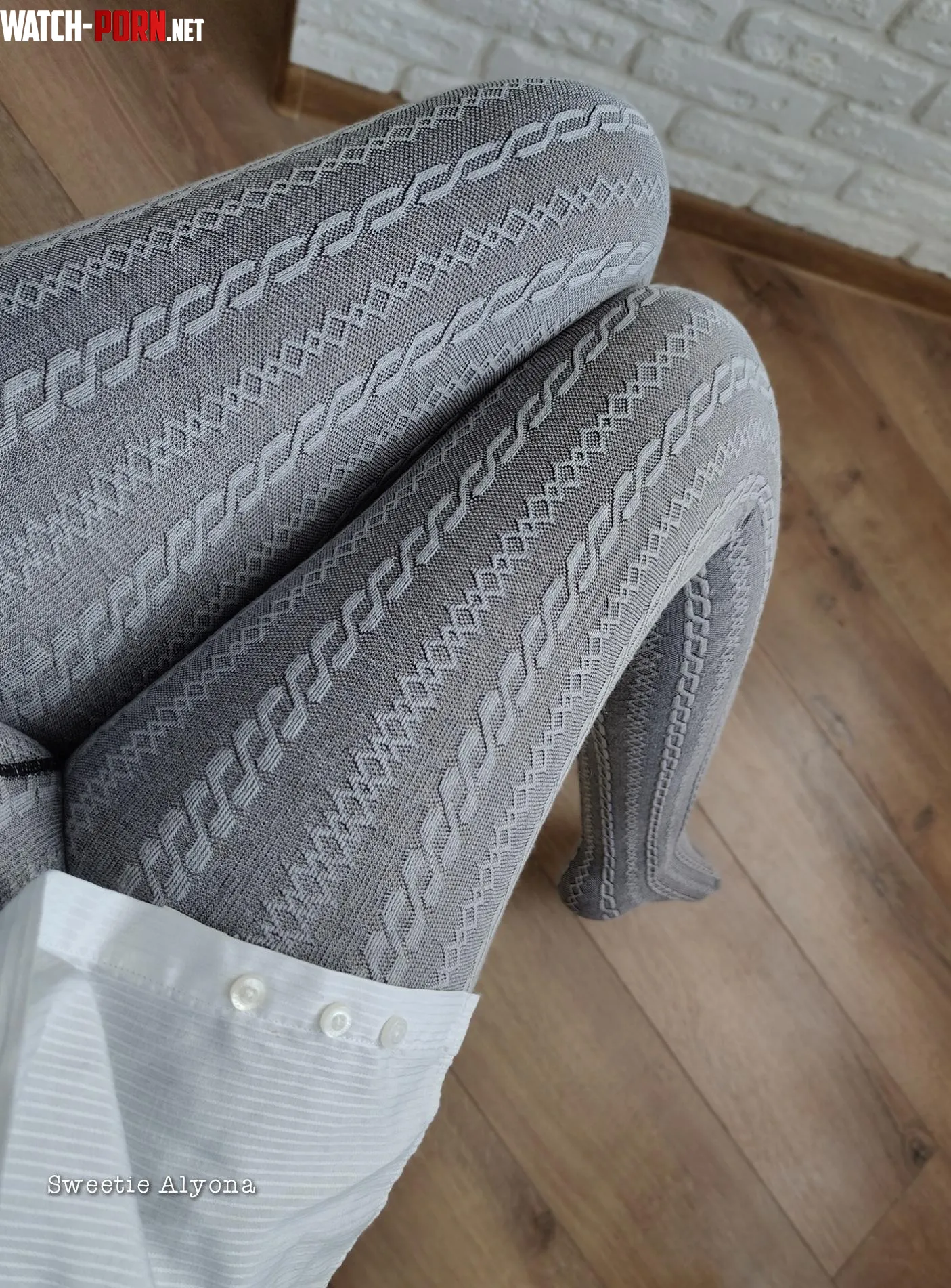 Pretty grey tights  by SweetieAlyona