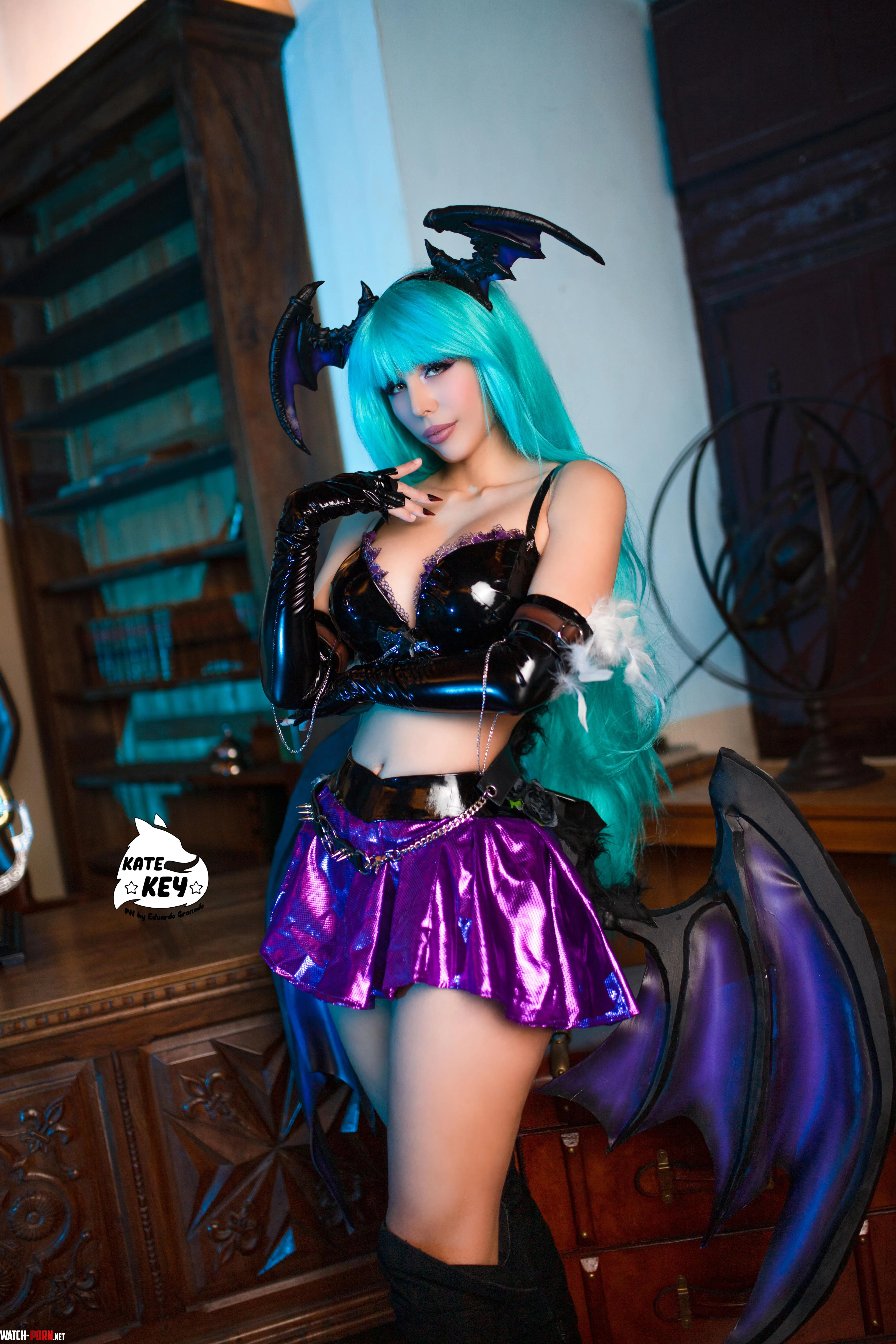 Morrigan Aensland from Darkstalkers by KateKey Cosplay by katekeycosplay