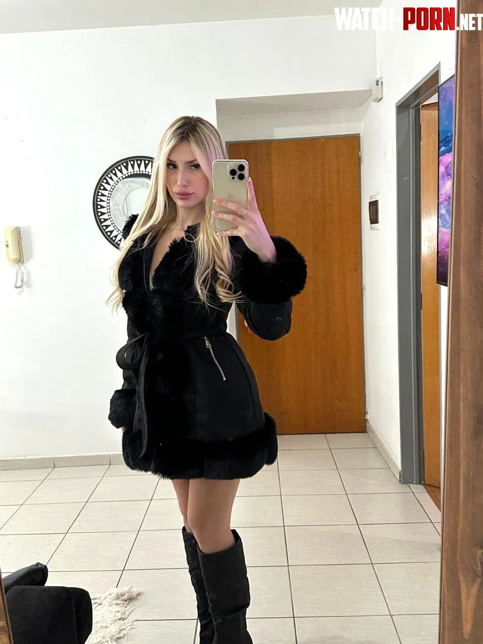 Sleek and stylish in my black outfit  by EllaaSpark