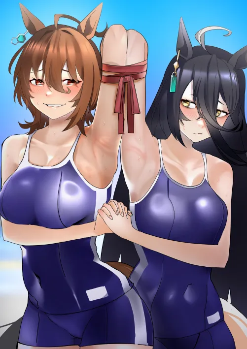 Thumbnail Agnes Tachyon: Exploring the World of Manhattan Cafe Uma Musume by Author McKnight94 in the Anime Armpits Category