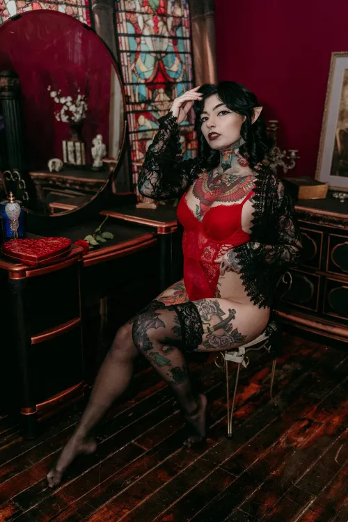 Thumbnail Goth Elf by Fox: A Sultry Nude Cosplay by Author SexySultryRei72
