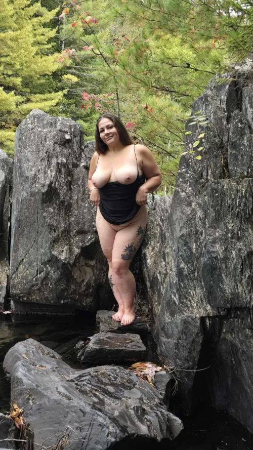 Thumbnail Exploring the Tranquility of the Woods: A Dazzling Journey by Classymouth22 in the Homegrowntits Category